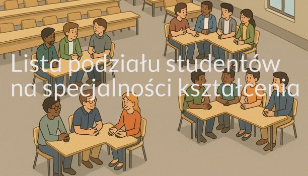 Listy podziału studentów na specjalności