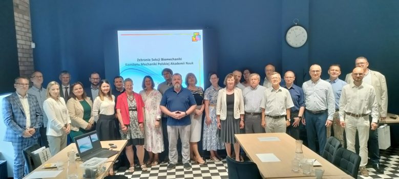 Uczestnicy zebrania Sekcji Biomechaniki Komitetu Mechaniki PAN